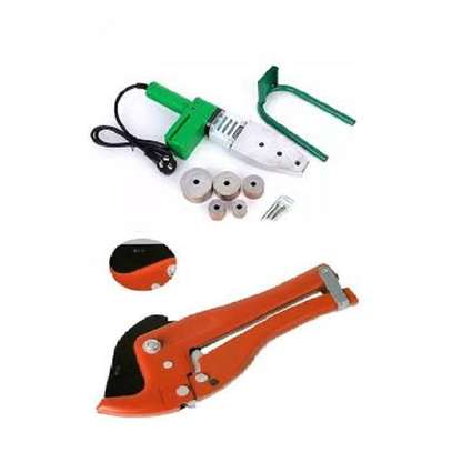 PPR Pipe Welding Machine Tube Electric Heating Hot Melt Tool Kit+ FREE VINYL CUTTER green in colour image 4