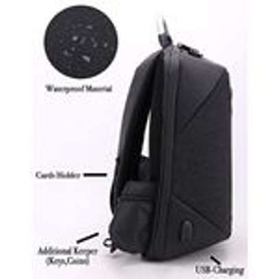 Biaowang Quality Anti-theft USB Laptop Backpack With USB image 2