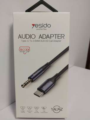 Yesido YAU42 Type-C Audio Cable to 3.5mm Aux Male 1m BLACK image 3