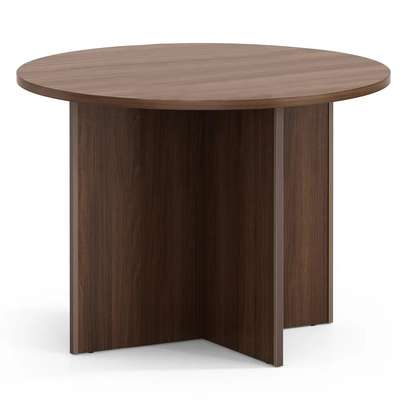 Boardroom Table: Round Arrow Legs Conference Table image 3