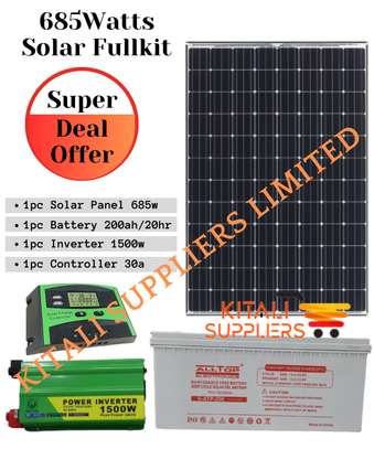 Super Deal Offer for 685watts Solar Fullkit. image 1