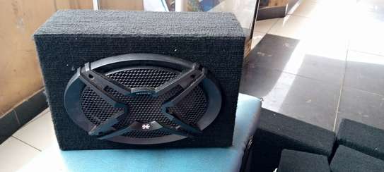6 by 9 Inches Refurbished Speakers Plus Cabinet image 1