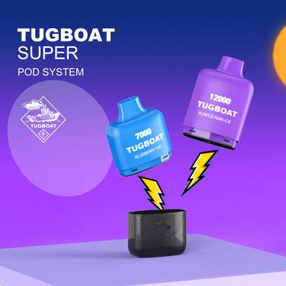 TUGBOAT SUPER 12000 Puffs Pods – Blueberry Melon image 3