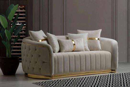 Modern 3 seater sofa /latest furniture design in Nairobi image 2