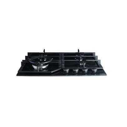 Mika Built-In Gas Hob, 60cm, 4 Gas with WOK image 1