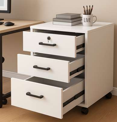 Office Cabinet: Wooden Office Movable Pedestal image 1