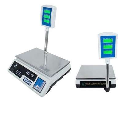 Digital Computing Produce Meat Deli Weight Counting 60LB ACS-30 image 1