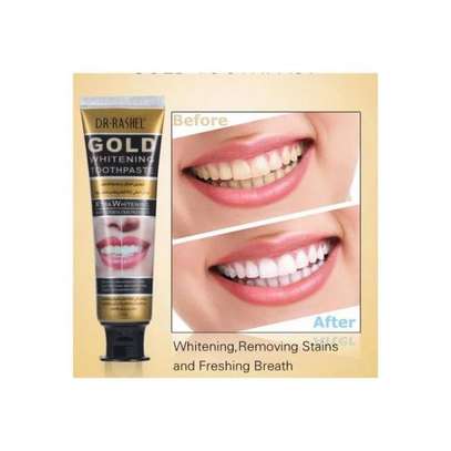 Dr. Rashel Gold Whitening Toothpaste Coffee Tea Cigarette Stains image 3
