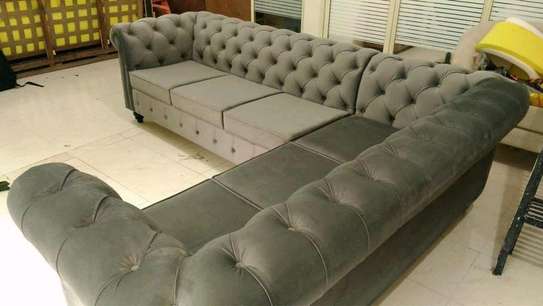 Classy sectional couch image 1