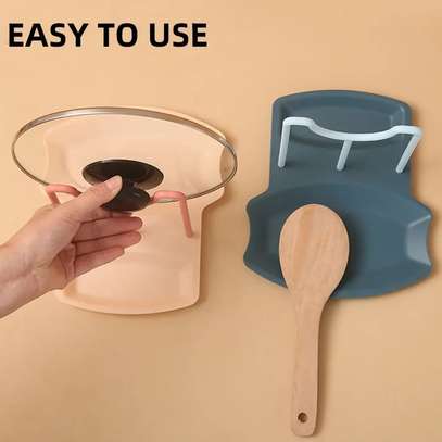 Cooking Spoon Rest with Lid Holder image 5