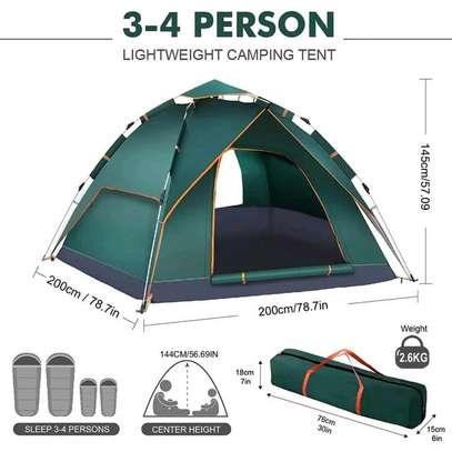 3-4 persons Double layer Camping Tent image 1