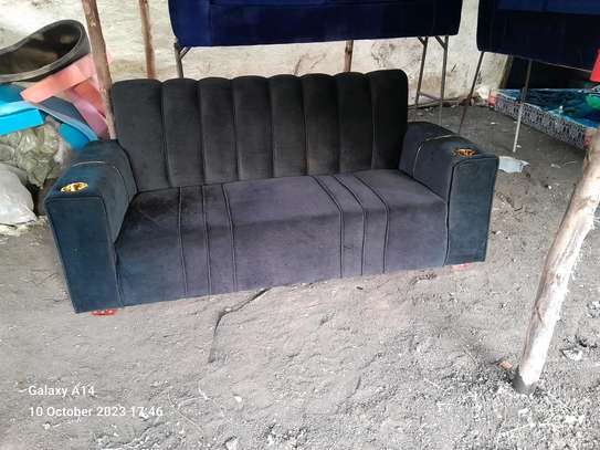 Affordable black 3seater sofa set on sell image 3