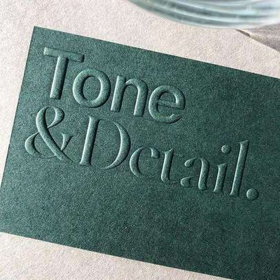 EMBOSSING AND ENGRAVING BUSINESS CARDS image 3