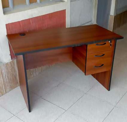 120cm Standard Home/Office Teak MDF Desk image 3