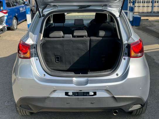 Mazda Demio silver color fully loaded 2019 model. image 13