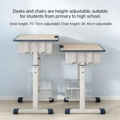 Kids Desks;Kids Desk Chair Set Adjustable In Bomet image 4