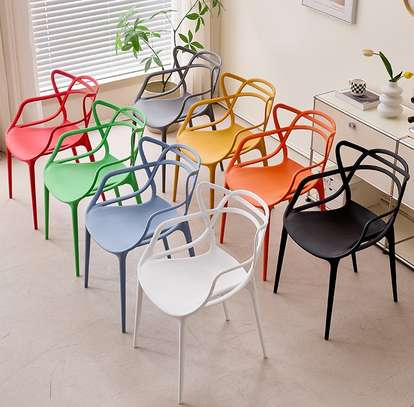 Home Chairs : Stackable Plastic Restaurant Chair image 6