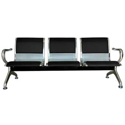 3-Seater Semi Padded Waiting Area Chair image 2