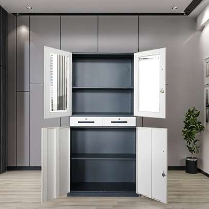 Office Cabinet: 2 Doors And Adjustable Shelves For Filing image 2