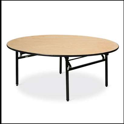 Foldable Table Round Office Table image 4