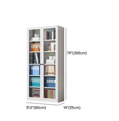Office Cabinet:  Full 2-Doors Filing Glass Office Cabinet image 3