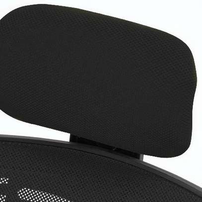 Headrest ergonomic office seat image 2