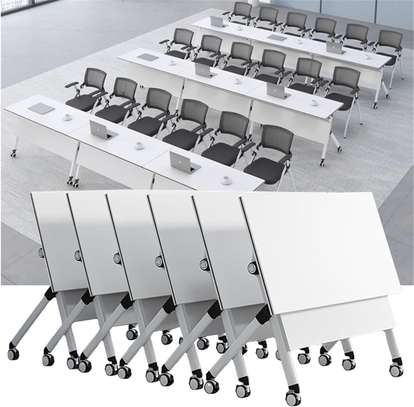 Office Desk: Foldable Conference  Training Office Desk image 2