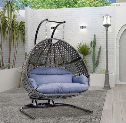 2-Seater Hammock Hanging Outdoor Swing Chair image 5