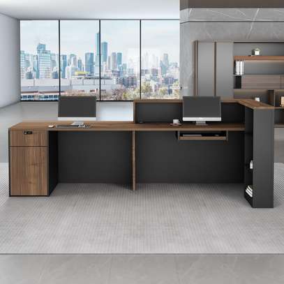 Modern Front Office Reception Desk image 5