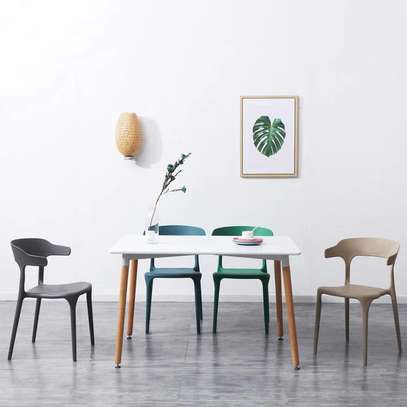 Plastic Stackable Dining Chair image 2