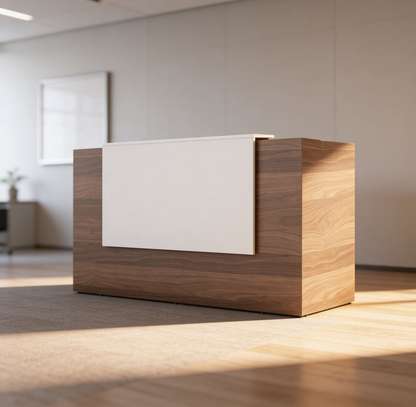 160cm Wooden Reception Desk image 9