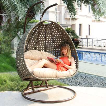 Outdoor Chairs;2-seater outdoor hammock swing  In Kisii CBD image 4