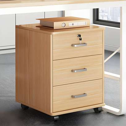 Cabinets : 3 Drawer Mobile Pedestal Cabinet image 3