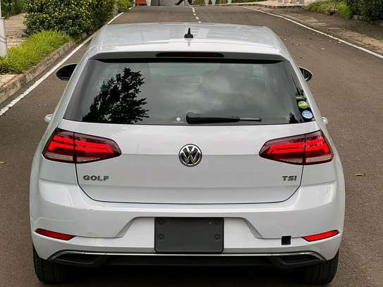 Volkswagen Golf 2018 White Hatchback Efficient Ride image 2