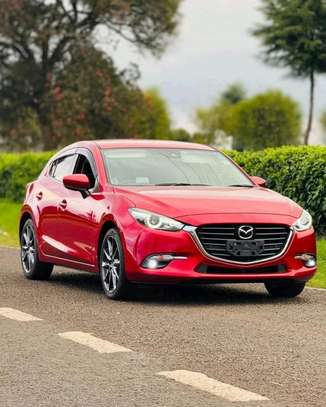 Make Mazda Axela Red color hybrid 2000cc petrol  2018. image 2