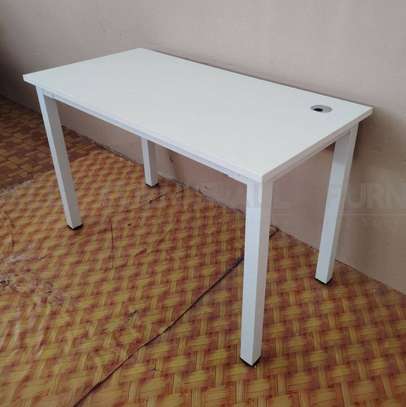 Wooden Metal Frame Computer Table image 11