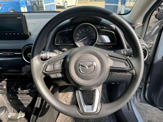 Mazda Demio silver color fully loaded 2019 model. image 8