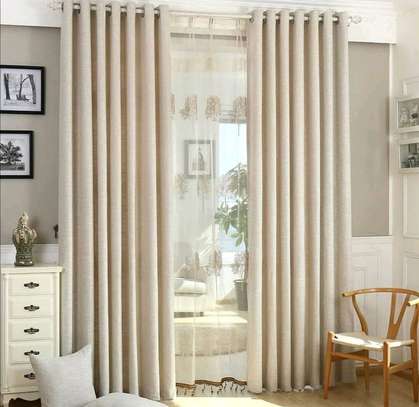 READY MADE PLAIN HEAVY CURTAINS image 3