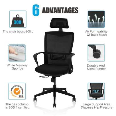 Office Ergonomic High-Back Chair image 3