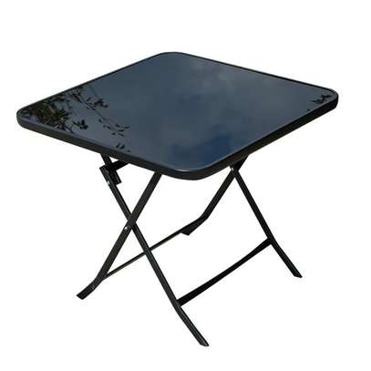 Foldable Glass Top Portable Table image 6