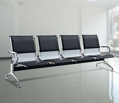 Office Bench; 4-Link Padded Office Bench image 10