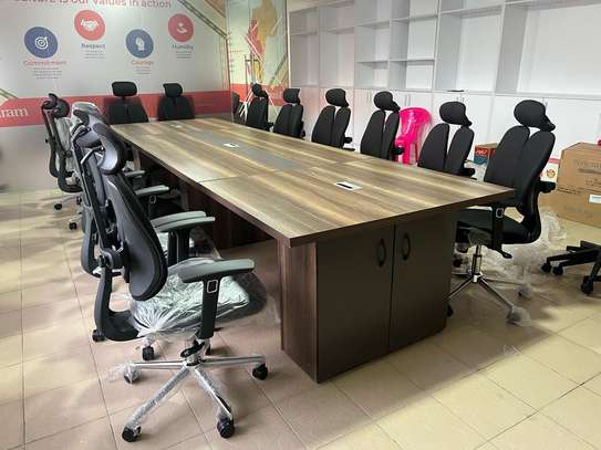 4.8 M Office Boardroom Table with stsorage image 5