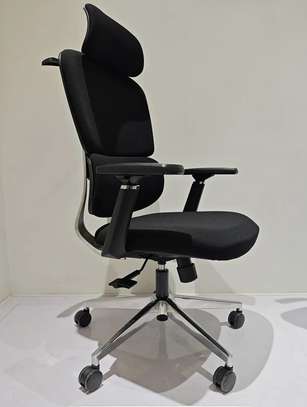 Office Chair; Orthopedic Full Fabric Detail Office Chair image 3