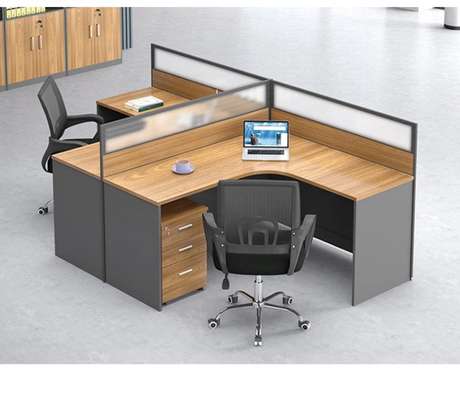 Workstations;Curved Two-Way Office Workstation In Keroka image 4