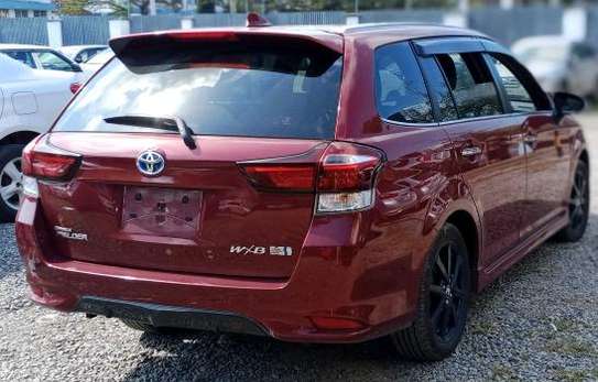 Toyota fielder WxB hybrid Maroon 2018 image 3