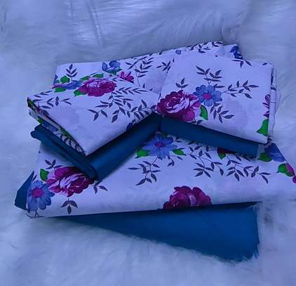 premium white striped cotton bedsheetsr l image 4