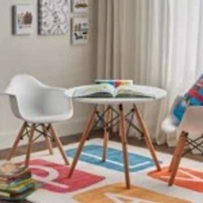 Dining Tables;White Round Dining Table In Tabaka image 6