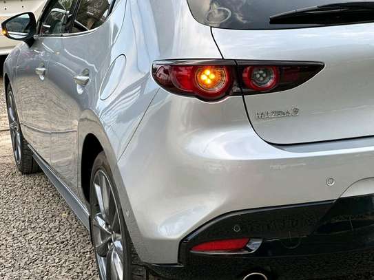 Mazda 3 Silver color fully loaded 2019 model. image 8