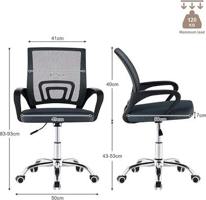 Ergonomic Low Mack Secretarial Task Chair image 5