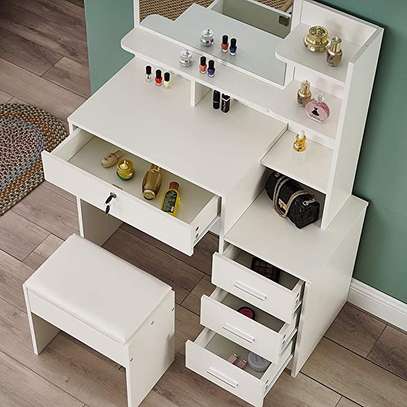 Dressing Table: Vanity Dressing Table -White image 7